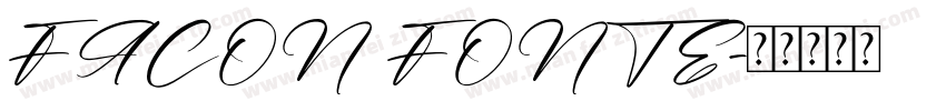 FACON FONTE字体转换